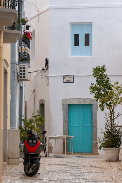 Typical streets of Olhao city