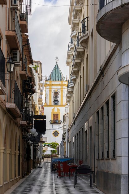 Photo typical streets of ronda village