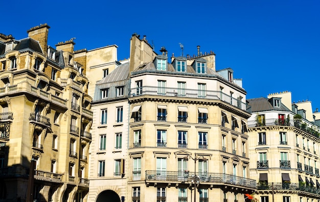 Typische architectuur van Parijs, de hoofdstad van Frankrijk