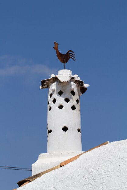 Typische schoorsteen van de Algarve