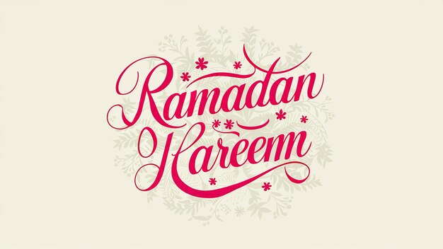 Foto tipografia ramadan kareem ramadan saluto illustrazione con lanterna e luna