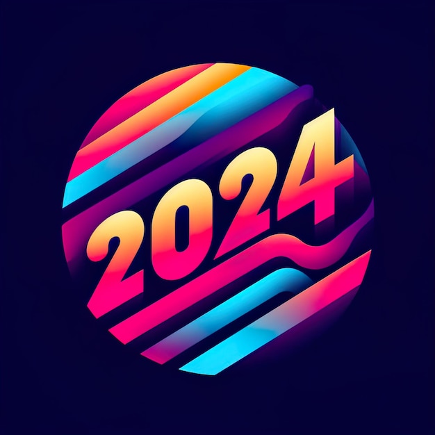 Photo typography of year 2024