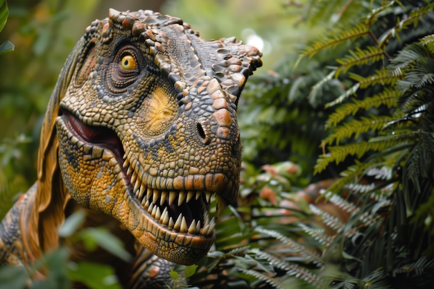 Tyrannosaurus Rex in the Jungle The Roar of a Living Historical Monster