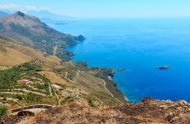 Tyrreense Zeekust bij Maratea Italië