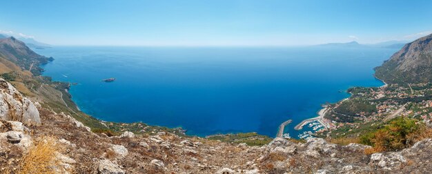 Tyrrhenian sea coast near Maratea Italy