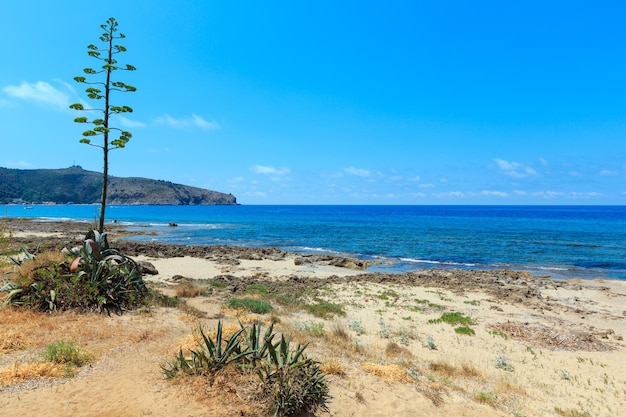 Tyrrhenian sea landscape Campania Italy