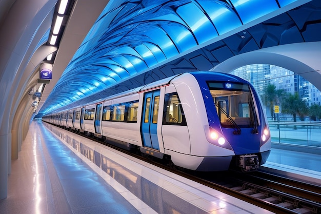 UAEs Reliable and Modern Metro Train System in Dubai