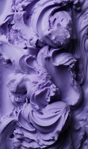 Ube ice cream texture background