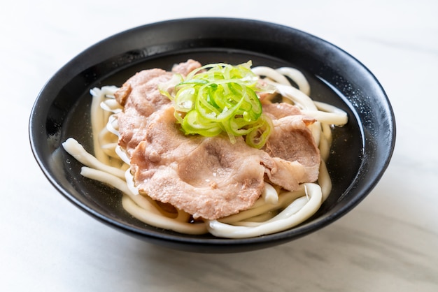 лапша удон рамен со свининой (Shio Ramen)