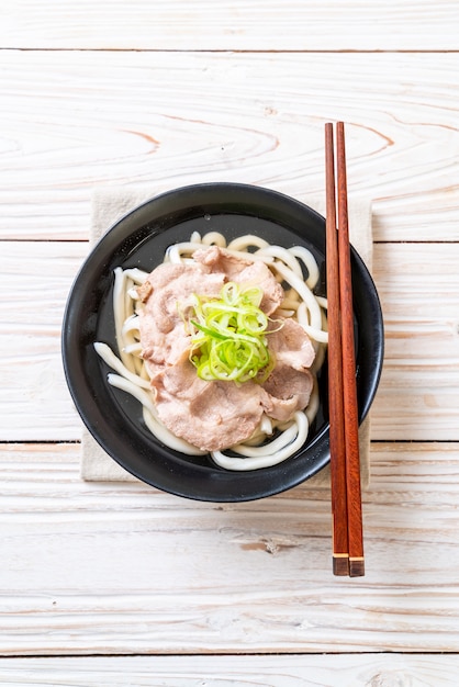 лапша удон рамэн со свининой (Shio Ramen)