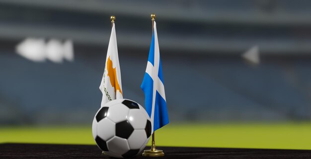 UEFA 2024 Soccer Cyprus vs Scotland European Championship Qualification Cyprus and Scotland