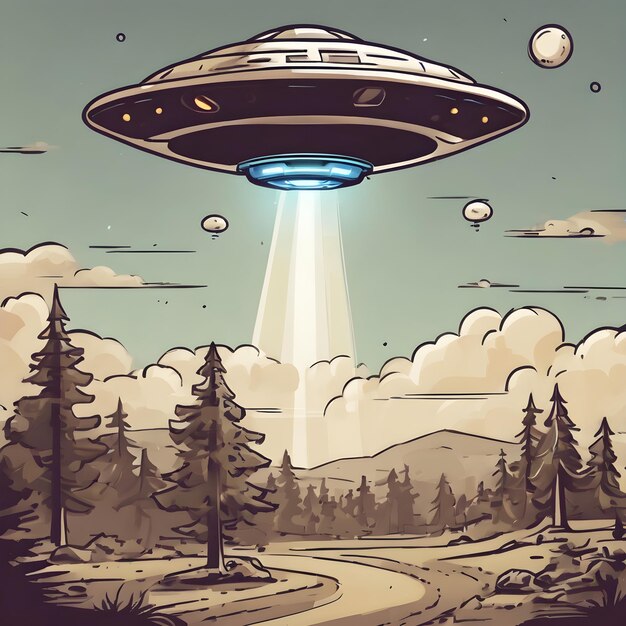 Ufo Icon Background Very Cool