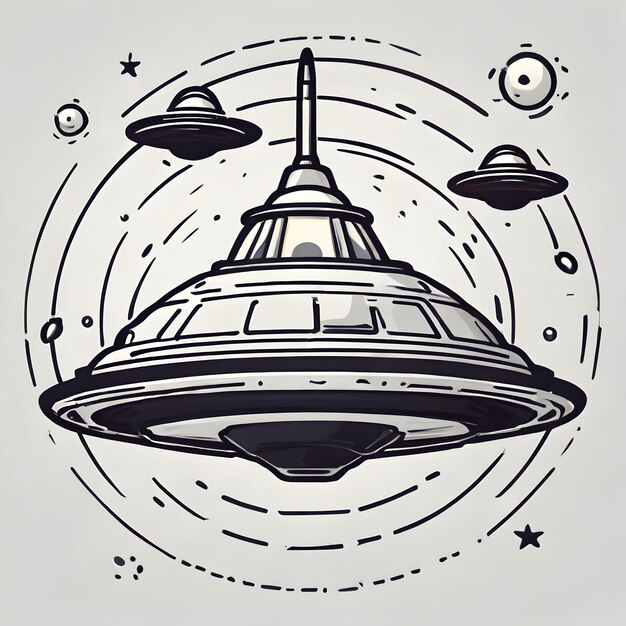 Ufo Icon Background Very Cool