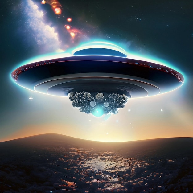 Foto ufo-kunstwerk