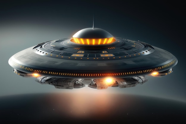 UFO 미확인 비행물체 AI 생성