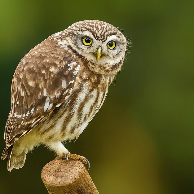 Foto uilvogel op boomtak