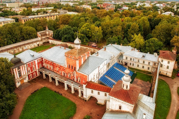 Foto uit de bovenkant van het kremlin van vologda