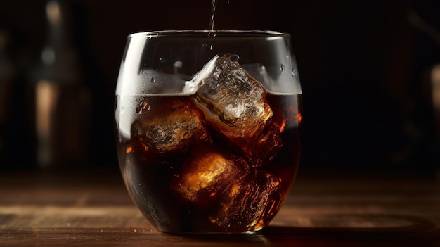 Uitbarsting van smaak in een goed gemaakte cold brew AI gegenereerd