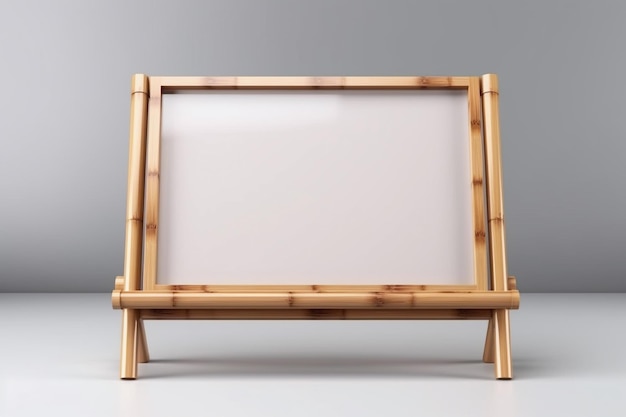 Uithangbord met Bamboo Frame Ai generatief