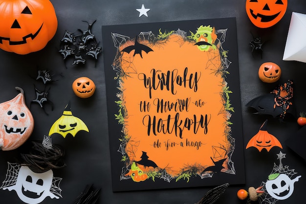 Uitnodiging voor Halloween-feest voor kinderen