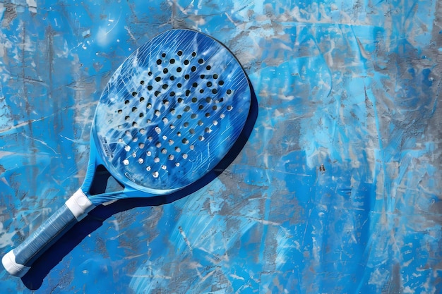 Uitrusting en baan voor paddle of paddle tennis