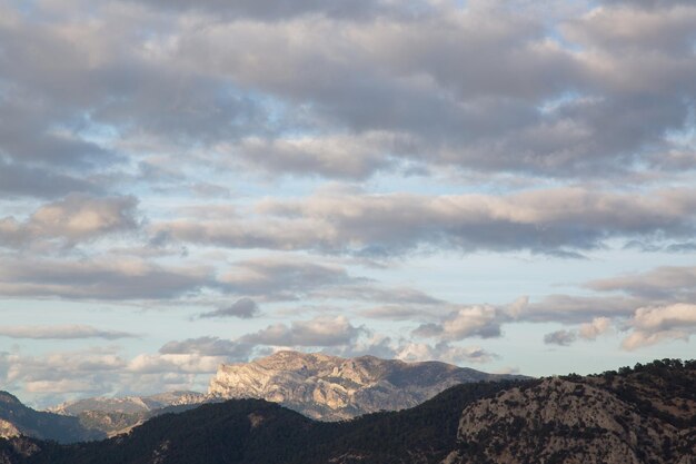 Uitzicht en landschap vanaf Paloma Pass in Cazola Segura en Las Villas National Park, Jaen, Spanje