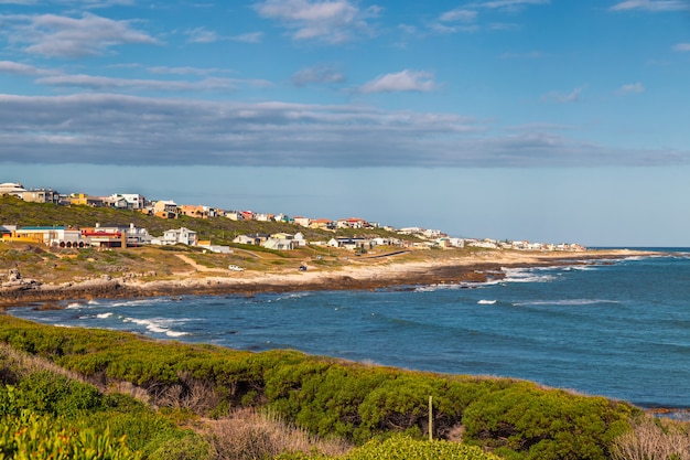 Uitzicht op Agulhas - zuidelijkste stad van Afrika