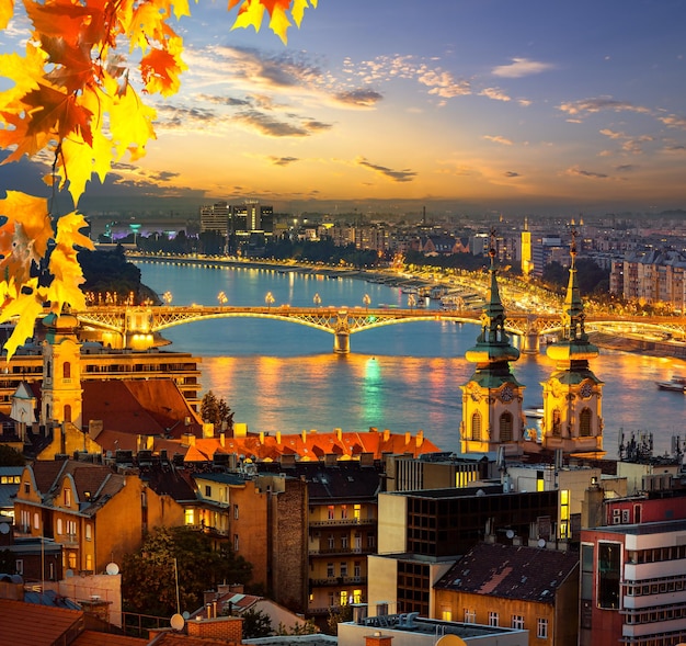 Uitzicht op Boedapest