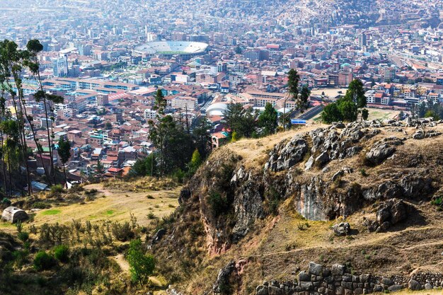 Uitzicht op Cusco