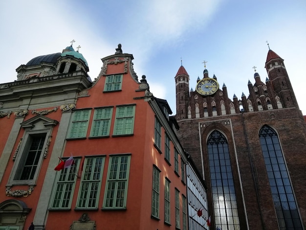 Uitzicht op de Basiliek van Sint-Maria van de Opname van de Heilige Maagd Maria in Gdansk, Polen