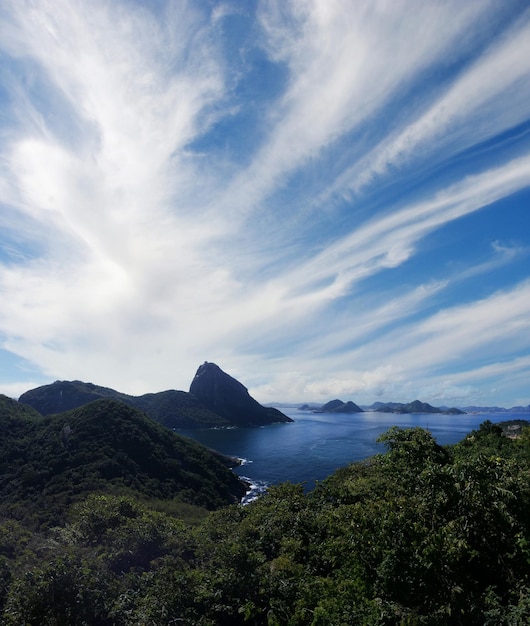 Uitzicht op de beroemde toeristische attractie Sugarloaf Mountain in Rio de Janeiro, Brazilië