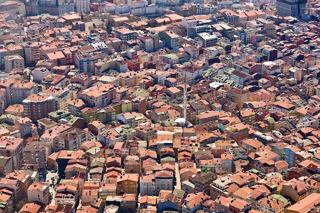 Uitzicht op de daken van Istanbul