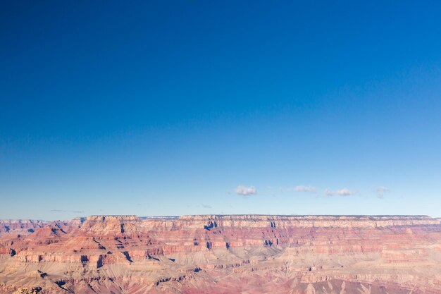 Uitzicht op de Grand Canyon vanaf South Rim in de winter.