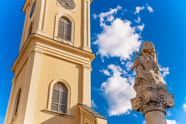 Uitzicht op de kerk van St. Carlo Borromeo in Pancevo, Servië