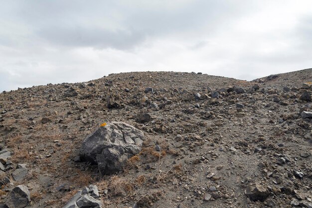 Foto uitzicht op de krater bij het eiland santarini vakantie en toerisme