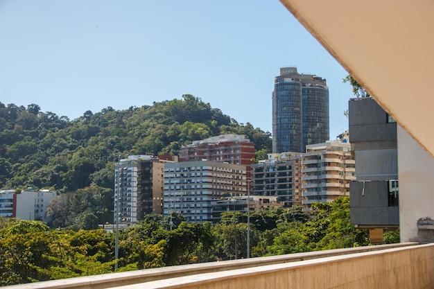 Uitzicht op de lagune rodrigo de freitas in Rio de Janeiro