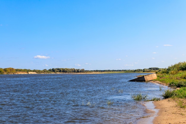 Uitzicht op de Oka-rivier in Rusland