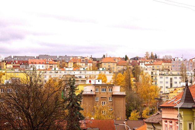 Uitzicht op de oude stad van Praag