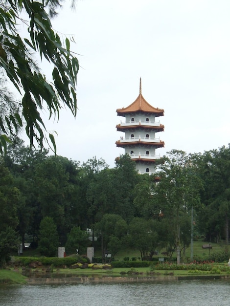 Foto uitzicht op de pagode