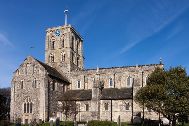 Uitzicht op de Shoreham-kerk in ShorehambySea