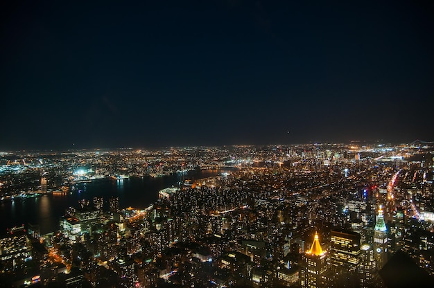 Uitzicht op de skyline van Manhattan New York