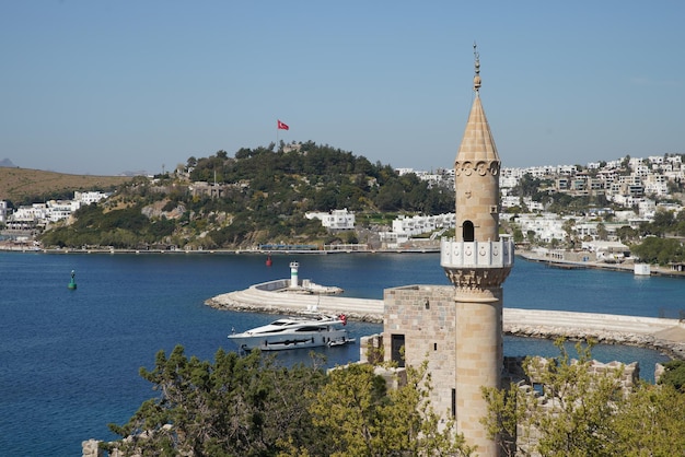 Uitzicht op de stad Bodrum in Turkije