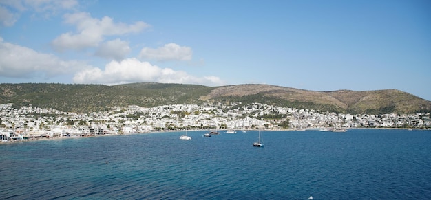 Uitzicht op de stad Bodrum in Turkije