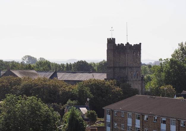 Uitzicht op de stad Chepstow