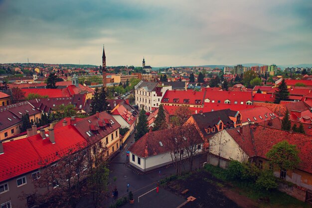 Uitzicht op de stad Eger