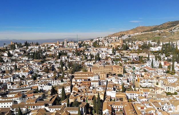 Uitzicht op de stad granada.