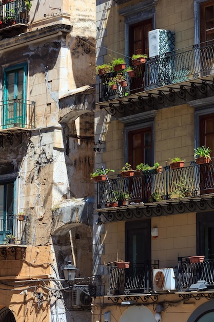 Uitzicht op de stad Palermo Sicilië Italië