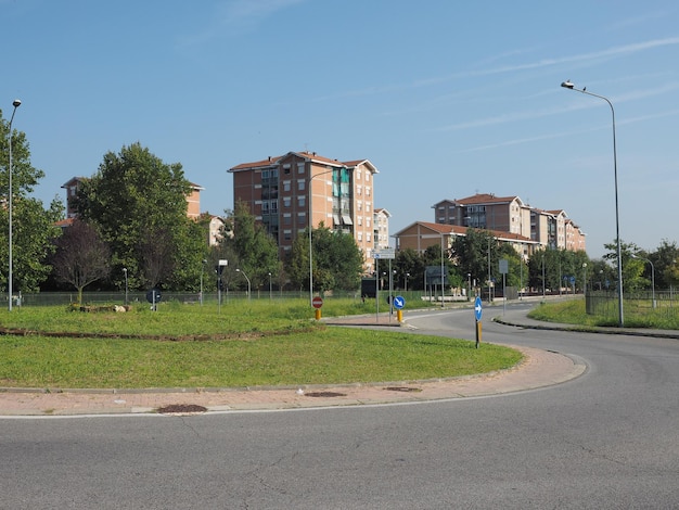 Uitzicht op de stad Settimo Torinese