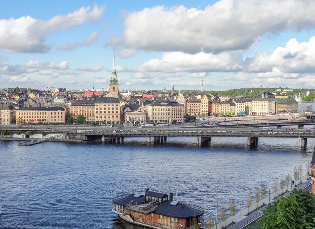 Uitzicht op de stad Stockholm