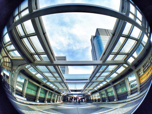 Foto uitzicht op de stad tegen de lucht